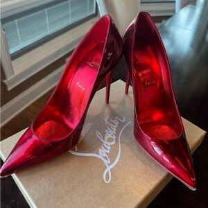 Christian Louboutin Kate 100 Red Psychic lining